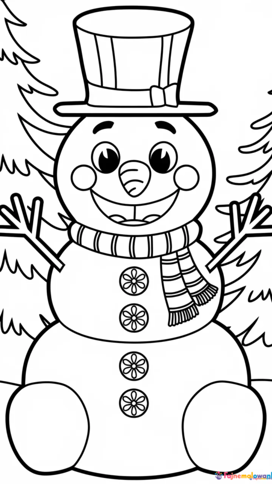 „Olaf do druku – kolorowanka dla dzieci do pobrania PDF”