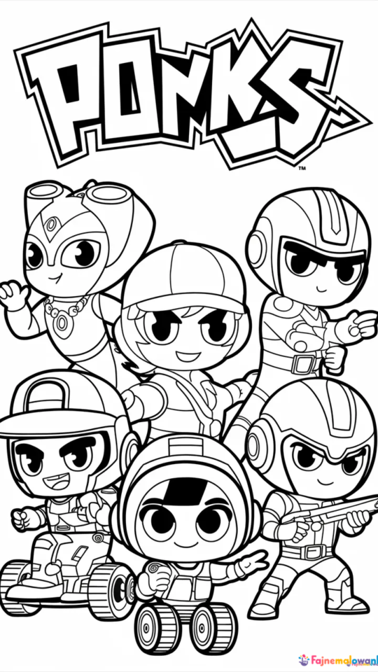 Kolorowanki: Nowi Zadymiarze z Brawl Stars do Druku