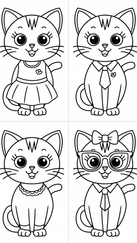 Kolorowanka Hello Kitty dla dzieci – Rodzinne przygody