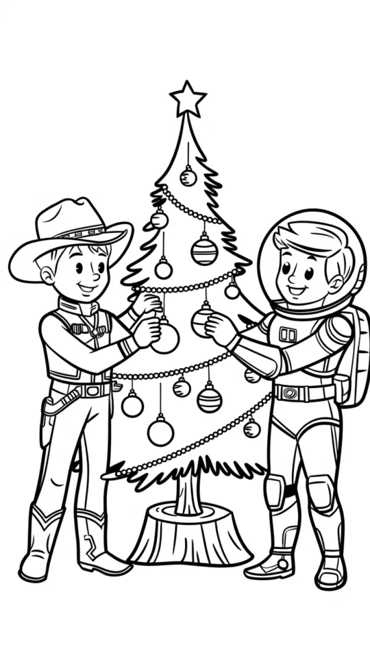 Kolorowanki Toy Story na Święta dla dzieci do druku
