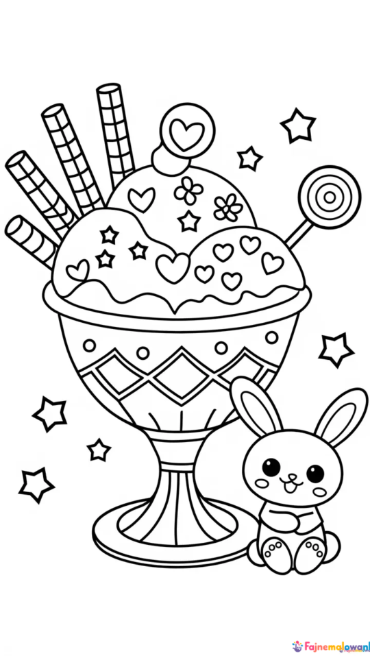 Kolorowanki Kawaii do Druku dla Dzieci i Dorosłych
