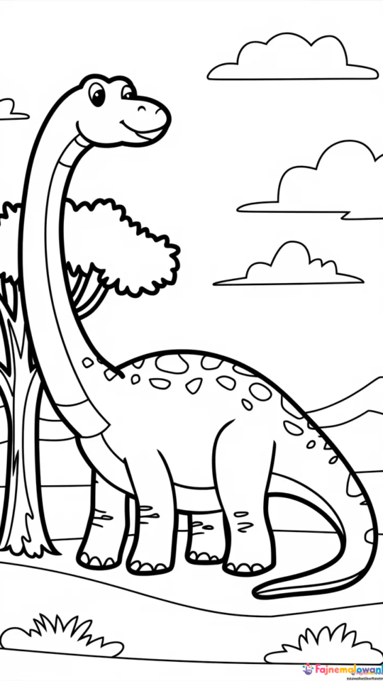 Kolorowanka dla chłopców: Dinozaury do druku i kolorowania