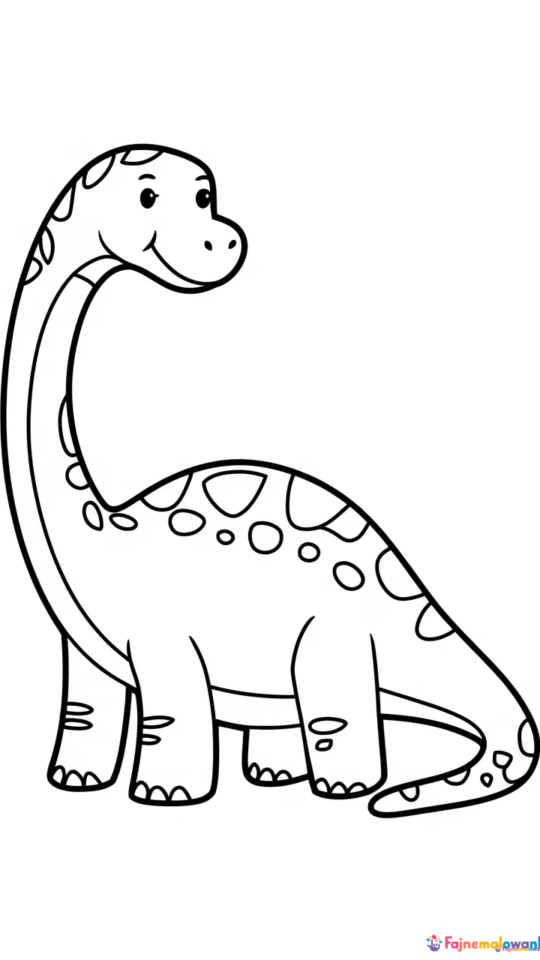 Kolorowanki dinozaury do pobrania i wydruku dla dzieci