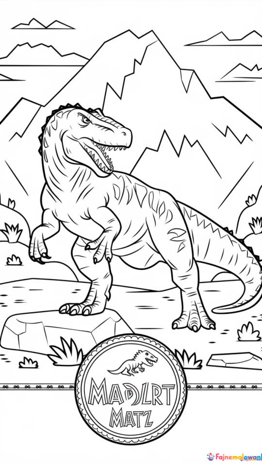 Kolorowanka LEGO Jurassic World dla miłośników dinozaurów