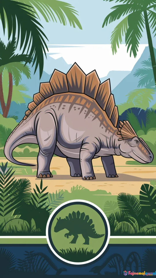 Kolorowanka dinozaurów dla dzieci do druku i malowania