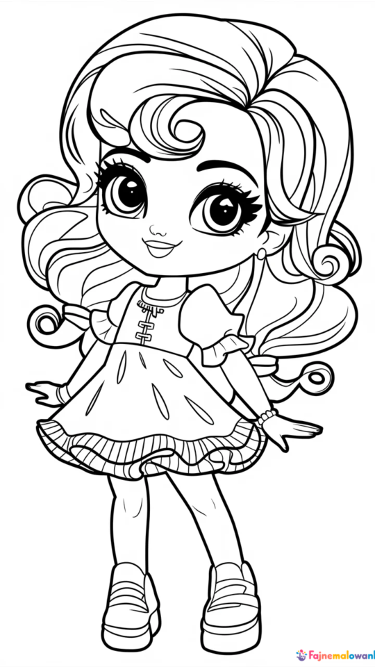 Kolorowanka Chibi do druku dla dzieci – darmowe wzory