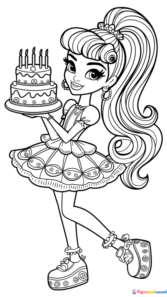 Kolorowanki Monster High dla dziewczynek do druku za darmo
