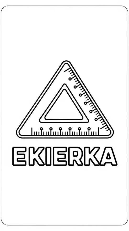 Kolorowanka z ekierką dla dzieci – kreatywna nauka kształtów