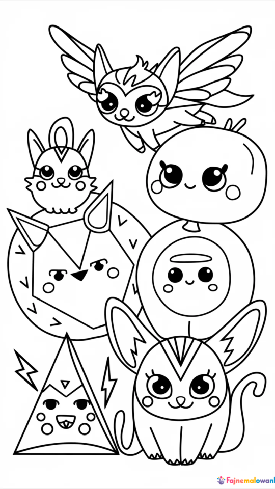 Kolorowanki do druku z Pokemonami dla dzieci – darmowe szablony