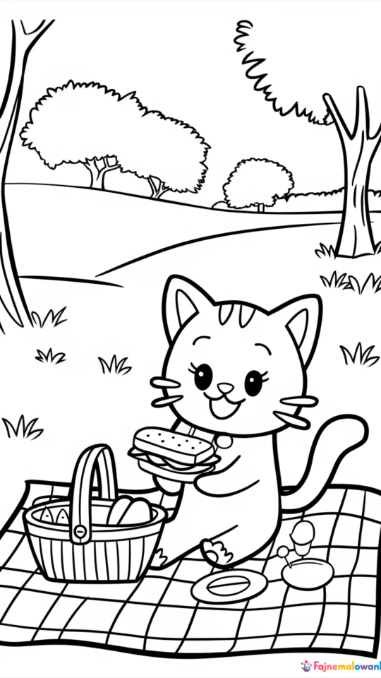 Kolorowanki z Garfieldem do druku dla dzieci i dorosłych