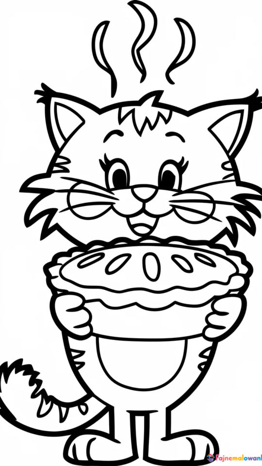 Kolorowanki do druku z Garfieldem dla dzieci do pobrania