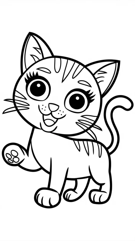 Kolorowanka z Meowth z Pokémon do druku dla dzieci
