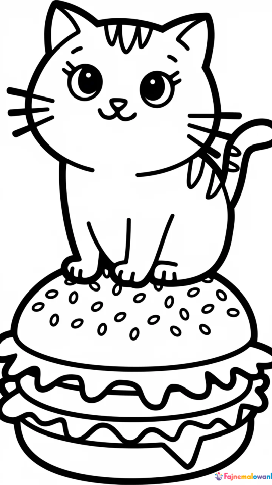 Kolorowanki z kotem Pusheen do druku dla dzieci i dorosłych