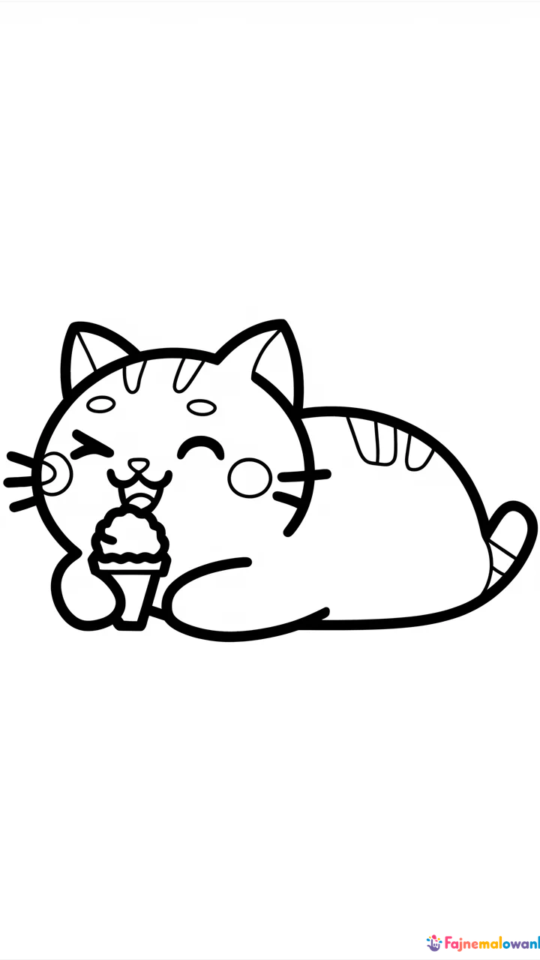Kolorowanki Pusheen dla dzieci do druku – zabawa i relaks