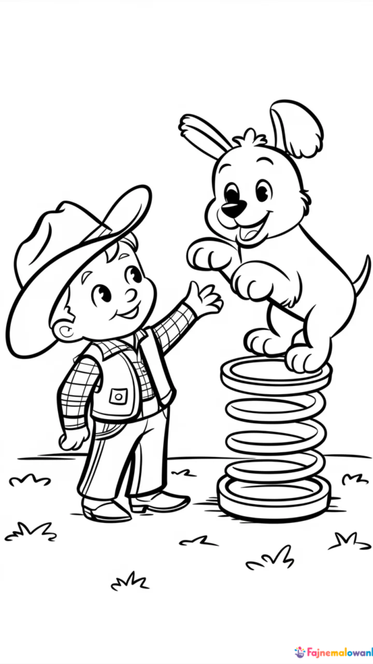 Kolorowanki Toy Story: Przygody Chudego i Cienkiego do druku