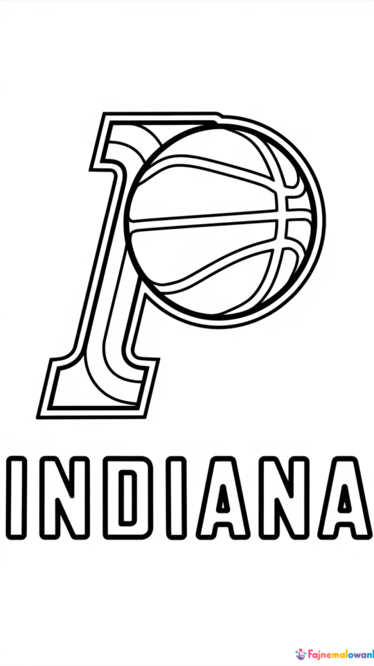 Kolorowanka z zawodnikami Indiana Pacers do druku i kolorowania