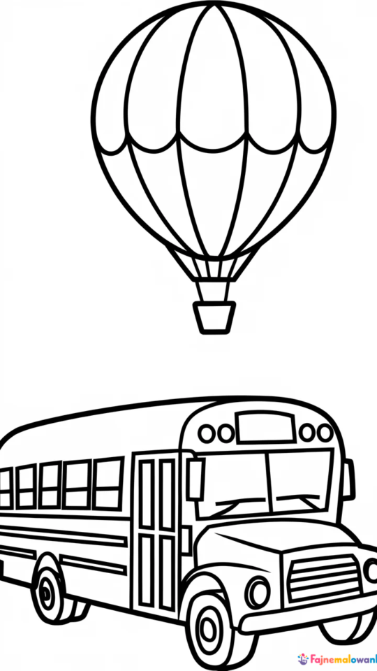 Kolorowanka: Autobus z Fortnite do Druku dla Dzieci