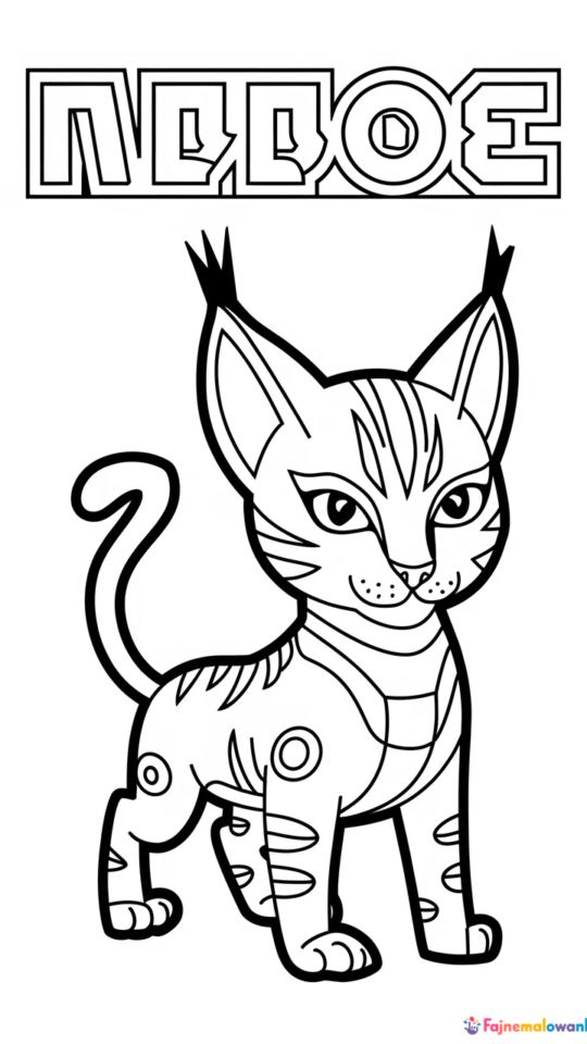 Kolorowanka do druku: Mewtwo dla fanów Pokémon do pobrania