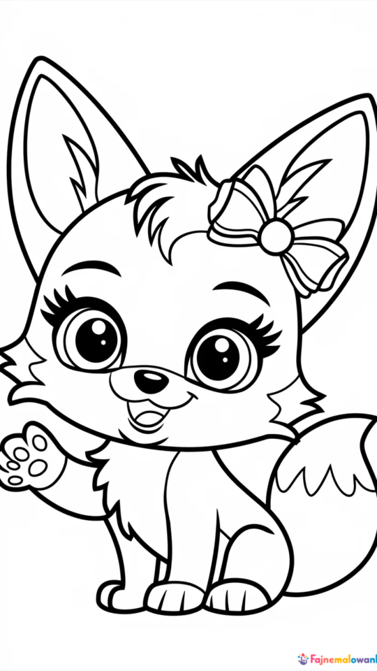Kolorowanki dla dziewczynek: Zwierzątka Littlest Pet Shop