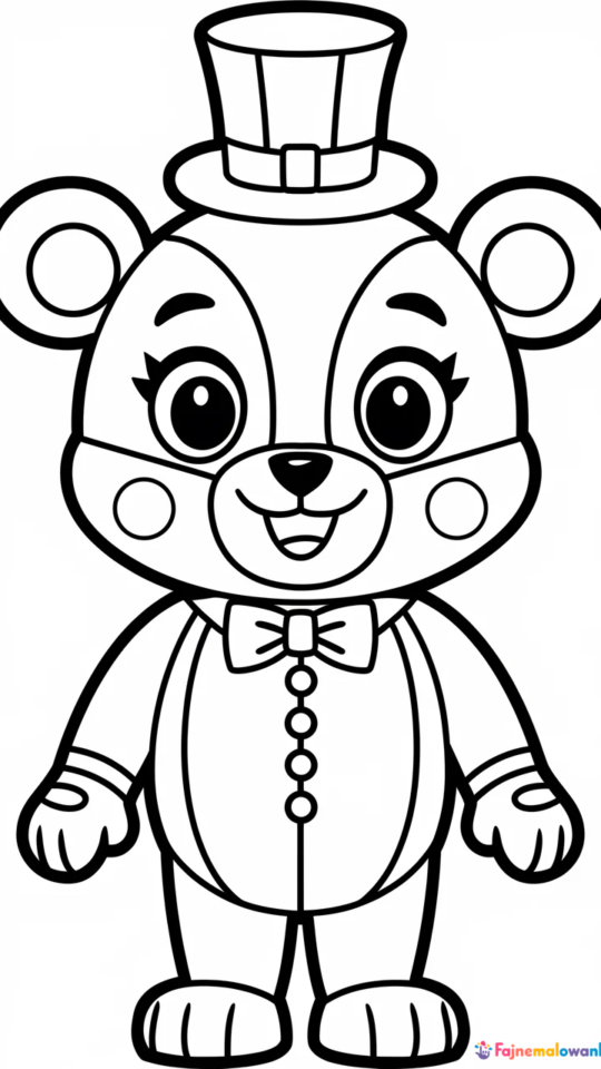 Kolorowanki do druku: Five Nights at Freddy’s dla dzieci