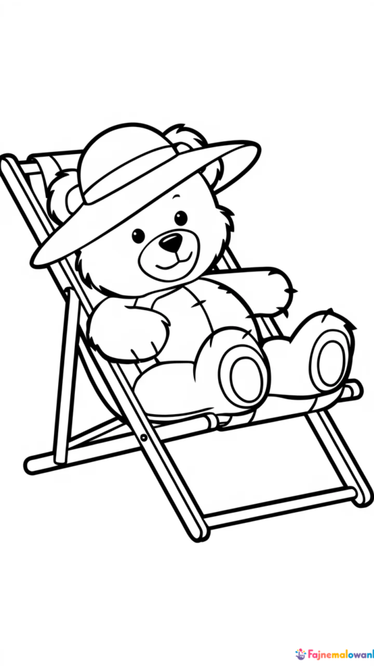 Kolorowanka do pobrania: Miś Paddington dla dzieci