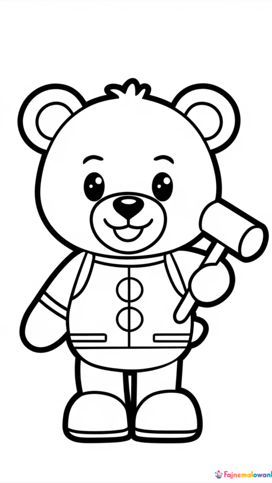 Kolorowanka Roblox Piggy Klaun do Druku dla Dzieci