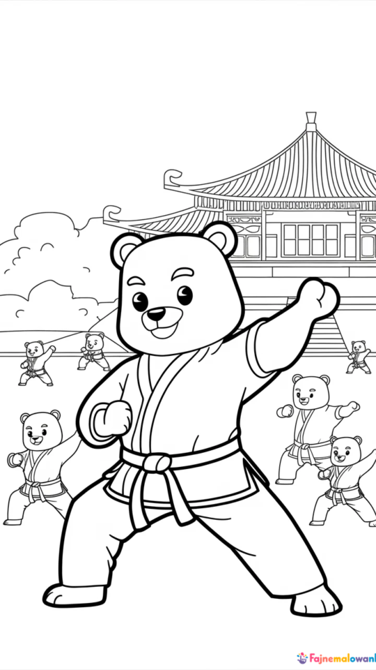 Kolorowanki do druku: Kung Fu Panda dla dzieci i dorosłych