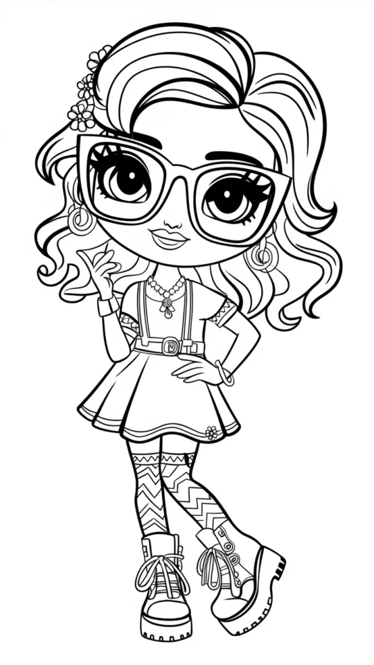 Kolorowanka dla dzieci Monster High do druku i kolorowania