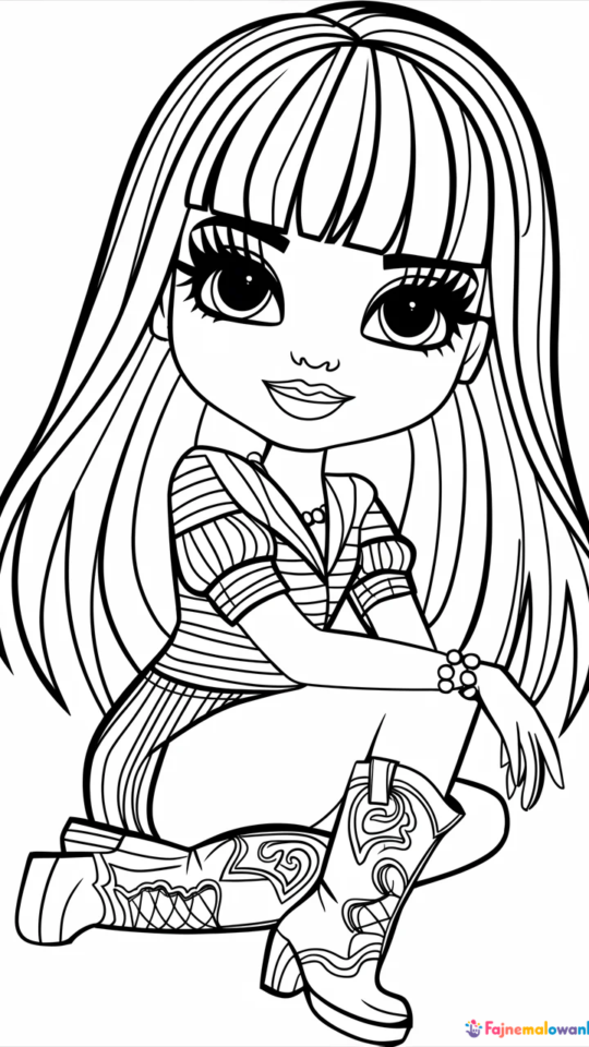 Kolorowanka Monster High Cleo do druku dla dzieci