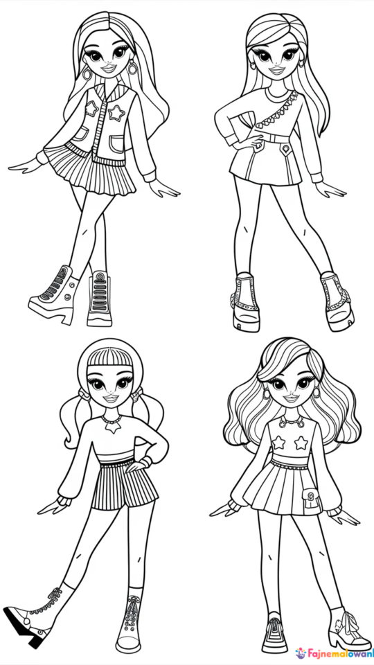 Kolorowanki Monster High do wydruku dla dzieci – darmowe szablony