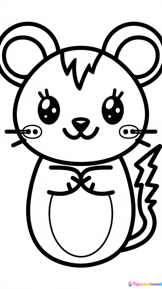 Kolorowanki z Pikachu do druku dla dzieci – darmowe szablony