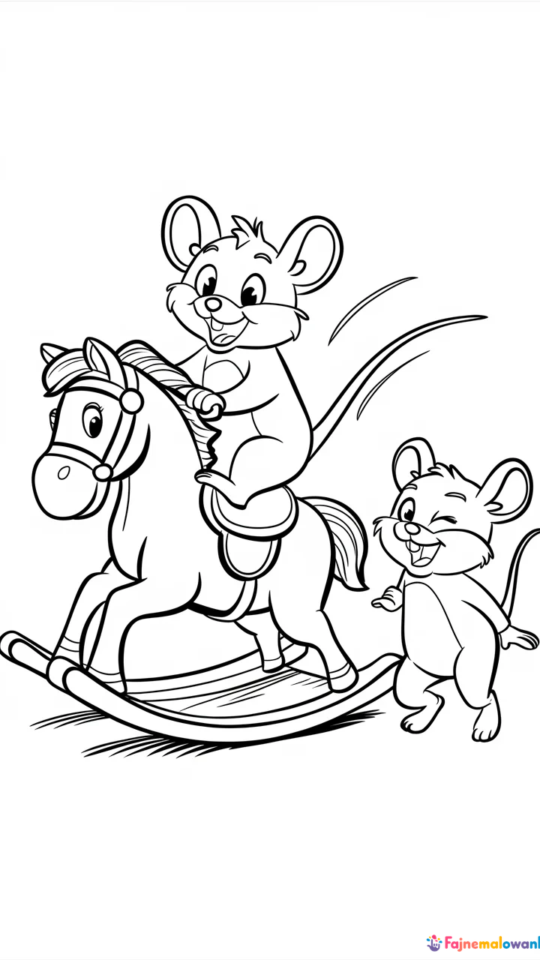 Kolorowanka Tom i Jerry do druku dla dzieci – zabawa i nauka
