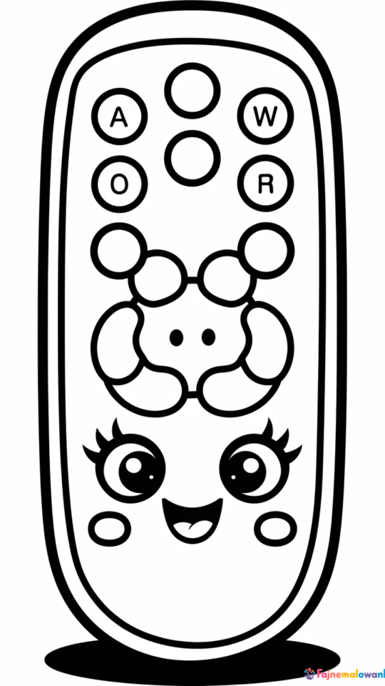 Kolorowanka Shopkins: Pilot do Telewizora dla Dzieci do Druku