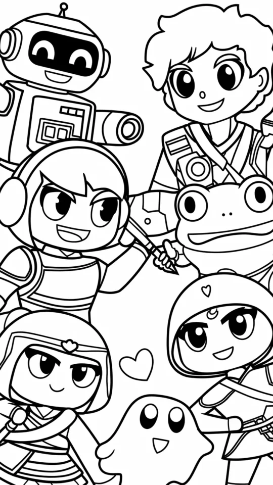 Kolorowanki Brawl Stars: Zadymiarze do Druku dla Dzieci