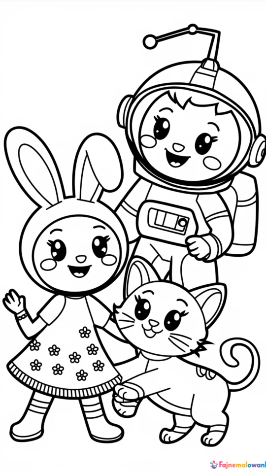 Kolorowanki dla dzieci z Umizoomi do druku i zabawy
