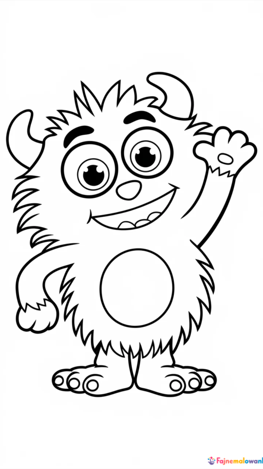 Kolorowanka Elmo do druku dla dzieci – ulubione postacie