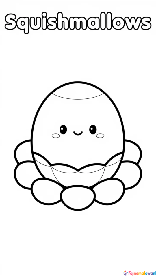 Kolorowanki Squishmallows dla dzieci do druku i zabawy