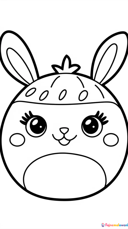 Kolorowanki Jednorożce Squishmallows do Druku dla Dzieci