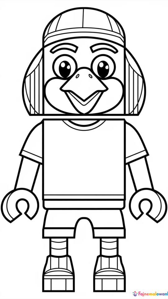 Kolorowanka Zgredek Lego Harry Potter do Druku dla Dzieci