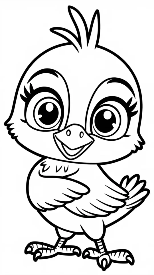 Kolorowanka Tweety z Kosmicznego Meczu 2 do druku i zabawy