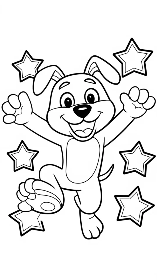 Kolorowanka do druku: Scooby-Doo i przyjaciele w akcji