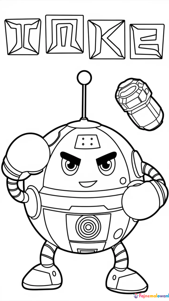 Kolorowanka Nani z Brawl Stars do druku dla dzieci