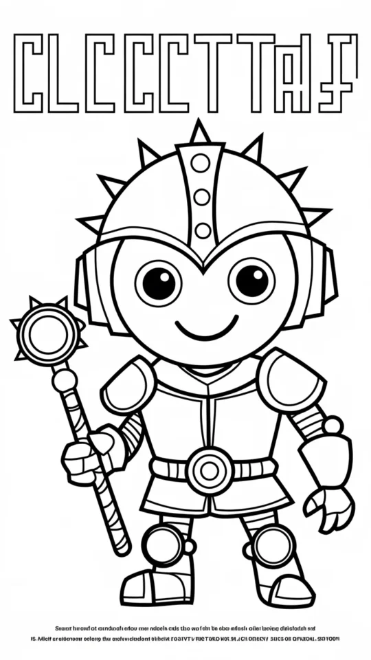Kolorowanka Skylanders Boomer do druku dla dzieci