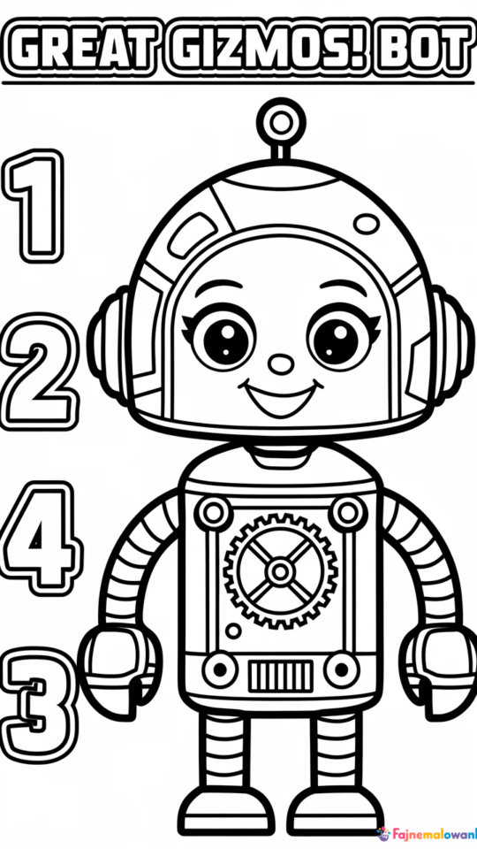 Kolorowanka do druku z bohaterami bajki Umizoomi dla dzieci