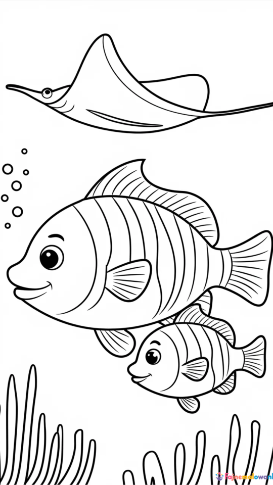 „Kolorowanka Gdzie jest Nemo – Piękne Rysunki do Druku”