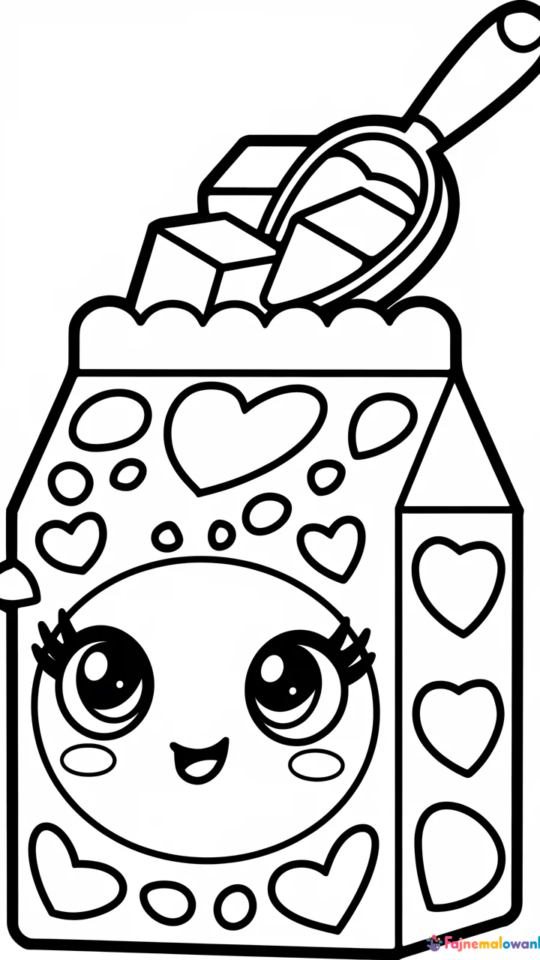 Kolorowanka Shopkins: Cukrowy Maluch do Druku dla Dzieci