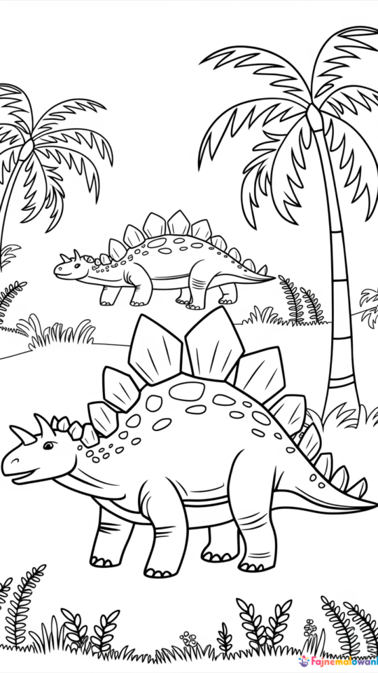 Kolorowanki dinozaurów z Jurassic World do druku dla dzieci