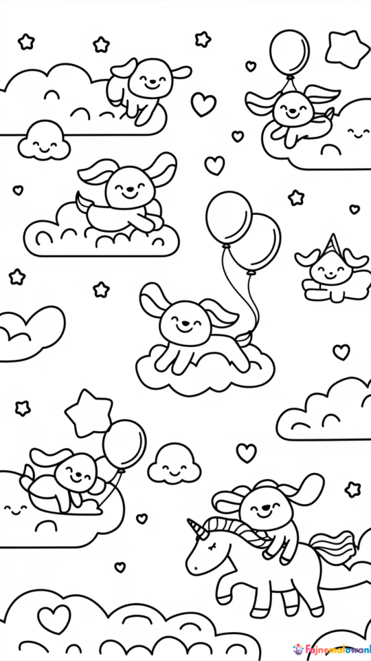 Kolorowanki Cinnamoroll dla dzieci do druku i kolorowania
