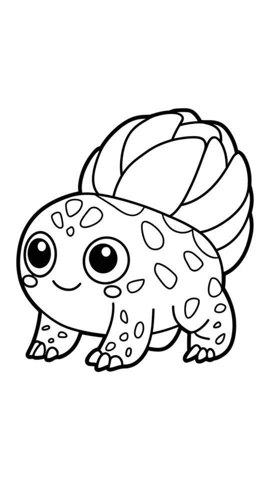 Kolorowanka Bulbasaur dla dzieci – Pokemon do druku i zabawy