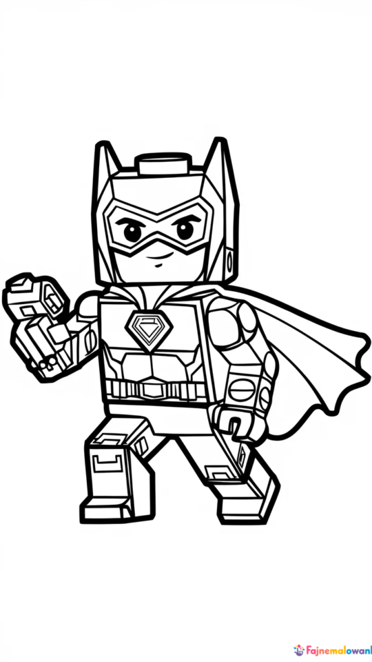 Kolorowanki do druku: Lego Batman dla dzieci i dorosłych